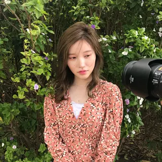 セミロング Zina渋谷エリア マネージャShionのヘアスタイル