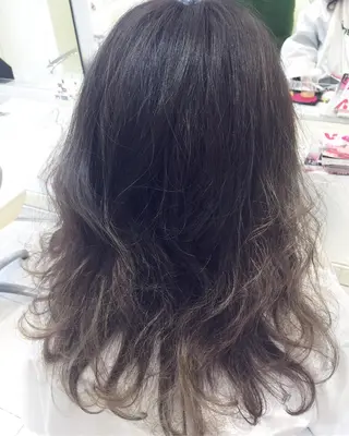 セミロング カラー 天王寺区🌟大好評バ ッサリ◎美髪改善矯正のヘアスタイル