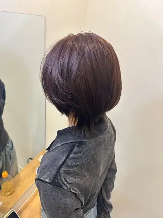 ショート カラー レイヤー/ナチュラル 💐nao.のヘアスタイル