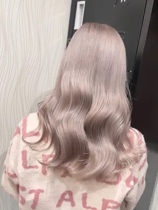 ミディアム 水原　悠吾 ELISS　ブリーチのヘアスタイル