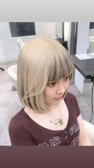 カラー 透明感カラー/髪質 改善🎀suzukaのヘアスタイル