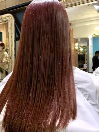 ロング カラー 縮毛矯正専門美容師 宮本遼のヘアスタイル