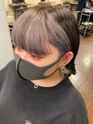 ショート カラー liL  hair サトウリョウタのヘアスタイル