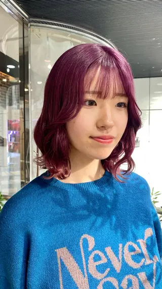 ロング カラー 髪質改善 ネイル コトミ🐸のヘアスタイル
