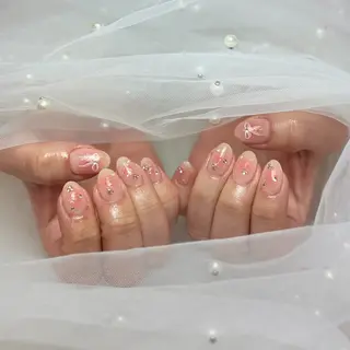 ネイル 𝐴𝑘𝑎𝑟𝑖 🤎のネイルデザイン