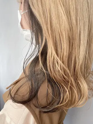 ロング カラー ヘアアレンジ Hatanaka Airiのヘアスタイル