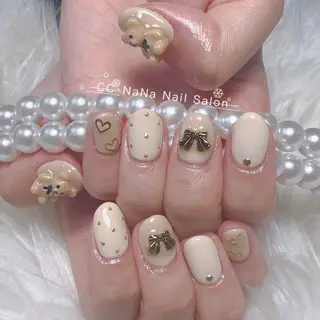 ネイル 💎CC・NaNa 韓国風ネイル🌙Cのネイルデザイン