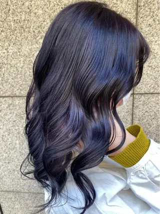 ロング メンズ縮毛矯正 ニュアンスパーマのヘアスタイル