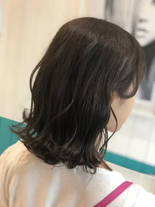 セミロング カラー Snaly カラー特化ページのヘアスタイル