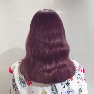 セミロング カラー ヘアアレンジ 柔らか垢抜けｶﾗｰと ｶｯﾄ🫧ASUKAのヘアスタイル