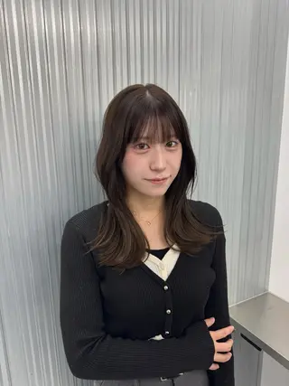 セミロング うる艶🫧寒色カラー 💜🦋🫧ミズキのヘアスタイル