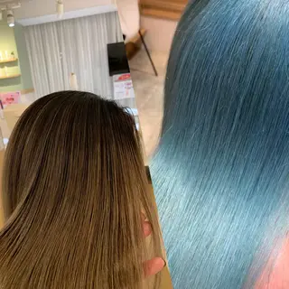 ミディアム カラー れい🫧 ハイトーン特化のヘアスタイル