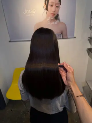 セミロング 縮毛矯正/レイヤー カット⭐️SHOTAのヘアスタイル