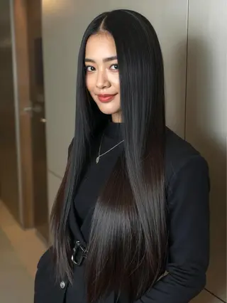 ロング 🎨カラー&髪質改善 MATSUのヘアスタイル