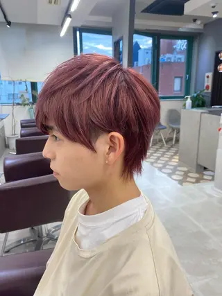 ショート カラー メンズ jill by gisel＿のヘアスタイル