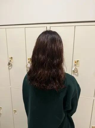 セミロング パーマ 吉川 莉央のヘアスタイル