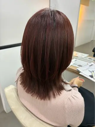 ミディアム カットモデル募集中 💇🏻　福田彩南のヘアスタイル
