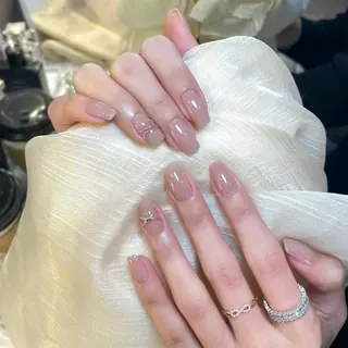 ネイル By moonネイル 🌷ワンホン/韓国風のネイルデザイン