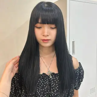 ロング MIDORI🎀 透明感/ベージュのヘアスタイル