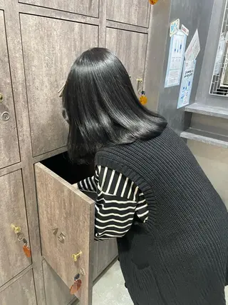 ミディアム 上村 颯のヘアスタイル