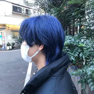 ショート ウルフ/レイヤー /パーマ/島田陽稀のヘアスタイル