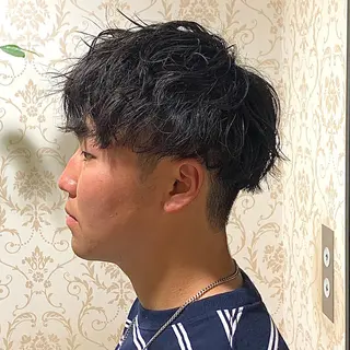 ショート パーマ メンズ メンズパーマ&メンズ 縮毛矯正/平野/渋谷のヘアスタイル
