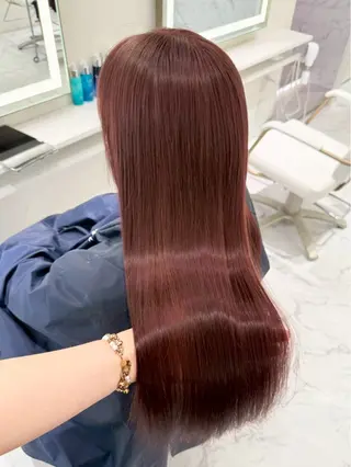ロング カラー ParveMix 岡本えりかのヘアスタイル