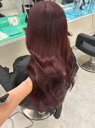 ロング ブリーチなし暖色 💗AKARI💗のヘアスタイル
