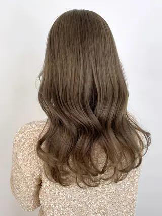 セミロング カラー パーマ ヘアアレンジ ITbyALBUM 中野店のヘアスタイル