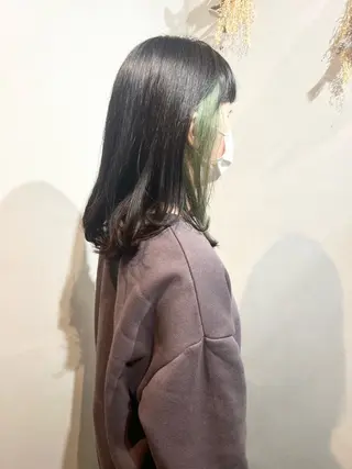 カラー Aya/四条烏丸/ インナーカラーのヘアスタイル