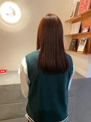 ミディアム カラー 砂原 ひよりのヘアスタイル