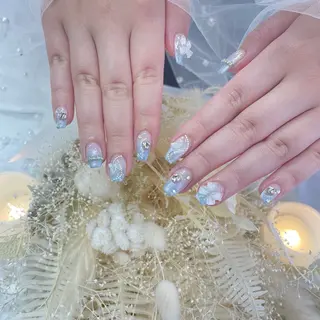 ネイル ハイビスカス ネイルサロンのネイルデザイン