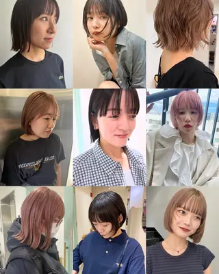 ショート 大山 茶子のヘアスタイル