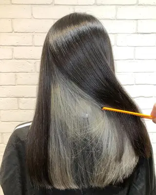 セミロング カラーアンドケアリタ kitamuuuのヘアスタイル