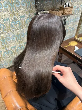 ミディアム カラー なぎさ 🎀 / 透明感カラー/心斎橋のヘアスタイル