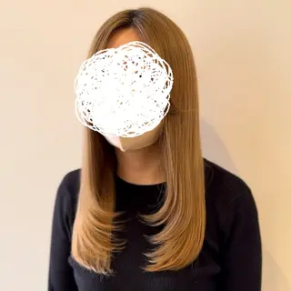 ロング 暖色/レイヤーカット /シマダアミのヘアスタイル