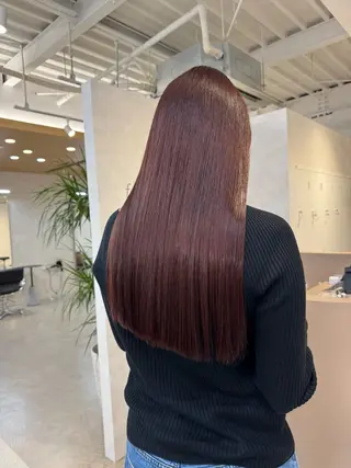 ロング カラー 韓国風🇰🇷レイヤ ーKEI🇰🇷のヘアスタイル