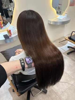 セミロング 髪質改善×レイヤー 齊藤翔太のヘアスタイル