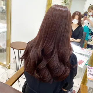 ロング カラー ヘアアレンジ 透明感カラー 古山 結季🌙🖤のヘアスタイル