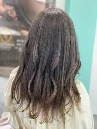 ロング 原 千景のヘアスタイル