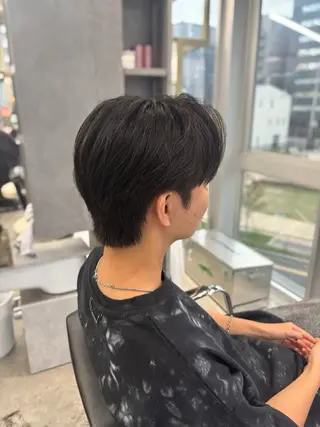 ショート 堀合駿輔/ボブ/ パーマ/波巻きのヘアスタイル