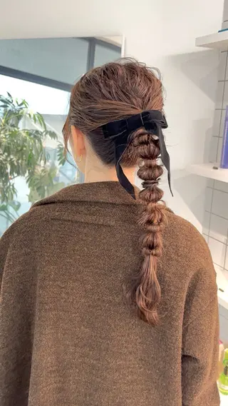 ロング ヘアアレンジ ご予約は2月まで！ maho‪🐈🎀のヘアスタイル