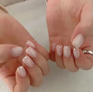 ネイル By moonネイル 🌷ワンホン/韓国風のネイルデザイン