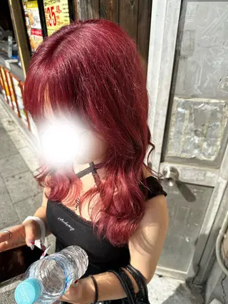 ロング カラー Mayo/ダブルカラ メンズカット/カラーのヘアスタイル