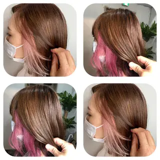 ミディアム カラー 脇谷 拓弥のヘアスタイル