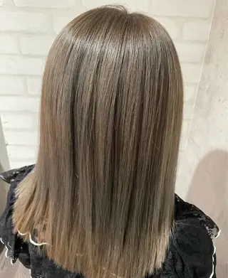 ミディアム カラー ヘアアレンジ トップスタイリスト Shoyaのヘアスタイル