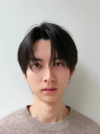 ミディアム メンズ ニュアンスパーマ/ フェザーパーマ/平木のヘアスタイル