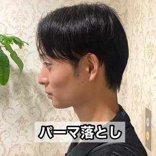 ショート パーマ メンズ メンズパーマ&メンズ 縮毛矯正/平野/渋谷のヘアスタイル
