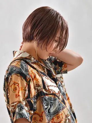 ショート カラー 房川 尚人のヘアスタイル