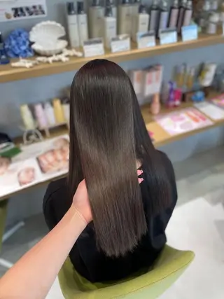 ミディアム カラー 艶カラー/ 下茂優衣のヘアスタイル